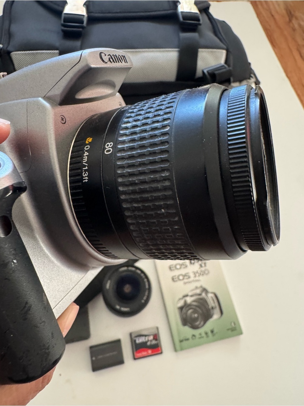 The Canon EOS Rebel XT DS126071 Digital Camera - Picture 7 of 12